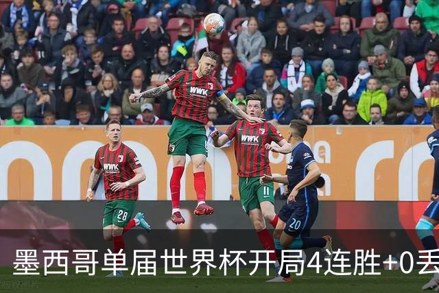 墨西哥单届世界杯开局4连胜+0丢球，此前仅1986巴西和1990意大利